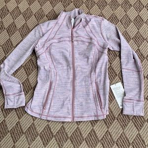 LULULEMON Define Jacket Luon Wee Stripe Pink  NWT